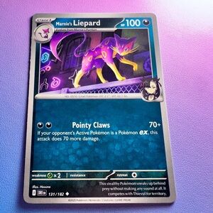 marnie’s liepard - 131/182 (uncommon) — pokemon: destined rivals